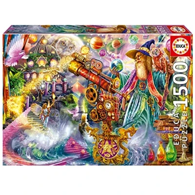 Abbildung von Educa Puzzle 1500 Teile für Erwachsene Magische Zauberwelt, und Kinder ab 14 Jahren, Fantasy (19616)