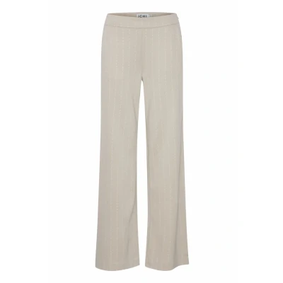 Abbildung von ICHI Ihruti WIDE Stoffhose, Damen, Größe: Large, Doeskin