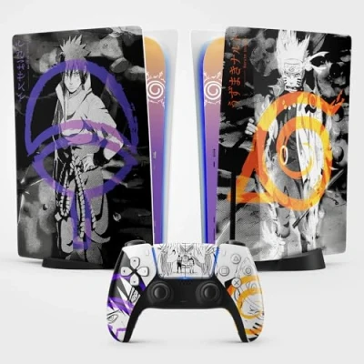 Abbildung von PS5 Skin Hokage Sticker, Aufkleber für Playstation 5 Konsole und Controller, Disc Standard Edition, (1 Controller)