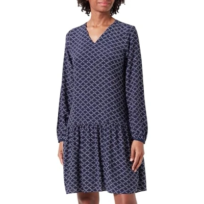 Abbildung von comma casual identity Freizeitkleid, Damen, Größe: 40, Placed logo print