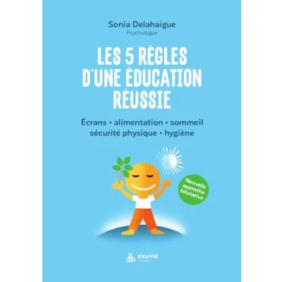 Abbildung von Les 5 règles d&#039;une éducation réussie Ecrans Alimentation Sommeil Sécurité physique Hygiène
