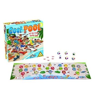 Abbildung von PIATNIK Cool am Pool Brettspiel Familienspiel Spaß Strategie