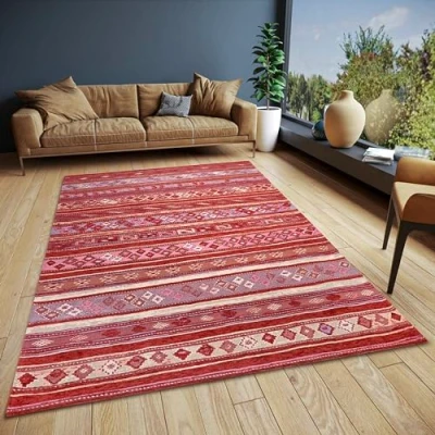 Abbildung von HANSE Home Teppich &quot;Yara&quot;, rechteckig, strapazierfähig, pflegeleicht, robust, Anti Slip