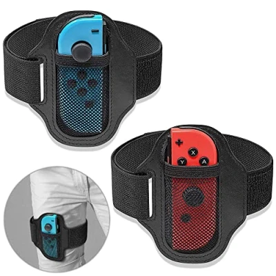 Abbildung von 2 StüCke Leg Band FüR Switch Beingurt Sports Strap Kompatibel Mit Adventure Elastisches Verstellbare Elastische Beingurte Ring Fit