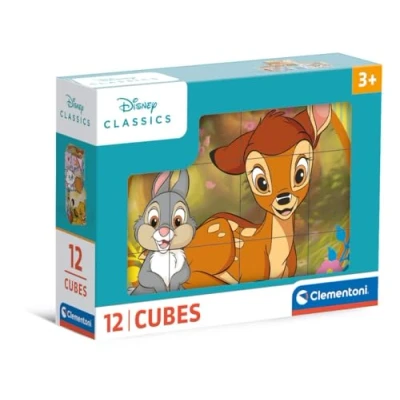 Abbildung von Clementoni® Würfelpuzzle Disney Classic, 12 Puzzleteile, Made in Europe, FSC® schützt Wald weltweit