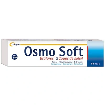 Abbildung von OSMOSOFT Verbrennungen und Sonnenbrand beruhigt, reduziert Rötungen spendet Feuchtigkeit ab 1 Jahr Gel 150 g