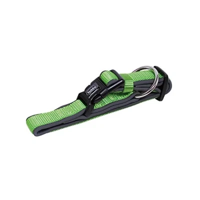 Abbildung von Nobby Halsband Classic Preno, neon grün / grau L: 30 45 cm, B: 20/25 mm, 1 Stück