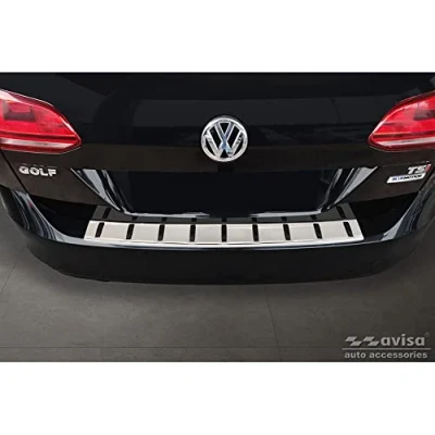 Abbildung von Avisa Edelstahl Heckstoßstangenschutz kompatibel mit Volkswagen Golf VII Variant inkl. Alltrack 2012 2017 &#039;Strong Edition&#039;
