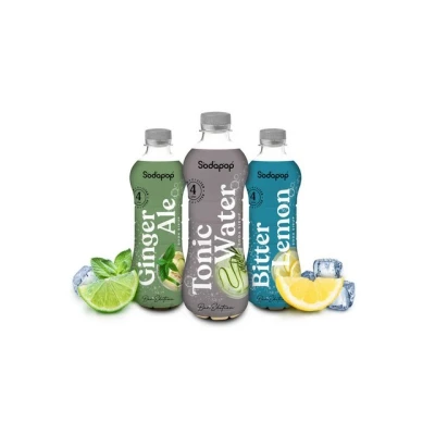 Abbildung von SODAPOP Wassersprudler Flasche BAR Edition Sirup 3er Set (je 1 Flasche)