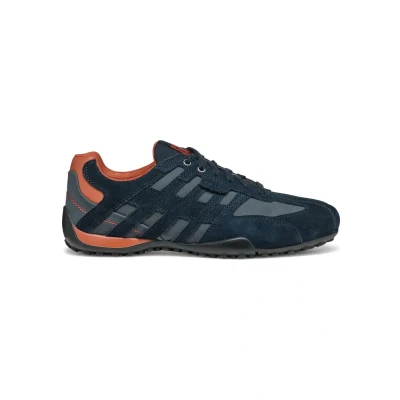 Abbildung von Geox Sneaker low, Herren, Größe: 42, Navy Leder/synthetik