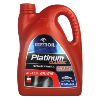 Abbildung von Orlen Platinum Classic DIESEL SEMISYNTHETIC 10W 40 4l Motoröl QFS405B60 MERCEDES BENZ: SL Cabrio, E Klasse Limousine, C Limousine
