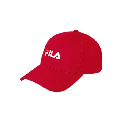 Abbildung von Fila Brasov WITH Linear LOGO Strap BACK Cap, Größe: One Size, True red