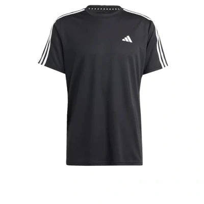 Abbildung von adidas Herren T Shirt (Short Sleeve) Tr Es Base 3S T, Black/White, IB8150, XLT