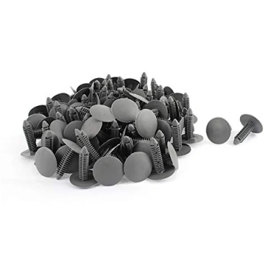 Abbildung von sourcing map 100 STK. Kunststoff Niet Befestigung Nieten Clips Tür 6.5 mm Loch für Auto
