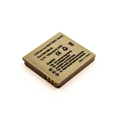 Abbildung von k.A. Akku für Canon NB 4L Li Ion 3,7 Volt 750 mAh grau