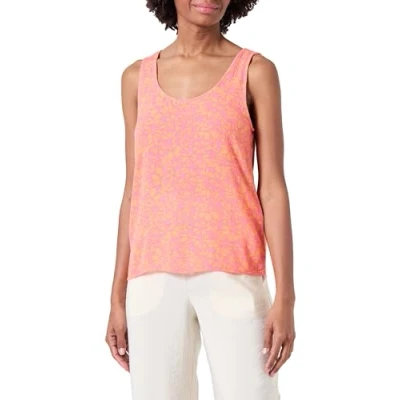Abbildung von VERO MODA Damen VMMENNY Tank WVN GA NOOS Top, Pink Cosmos/AOP:Huki, X Small