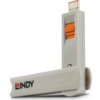 Abbildung von LINDY 40428 USB Typ C Port Schloss, orange