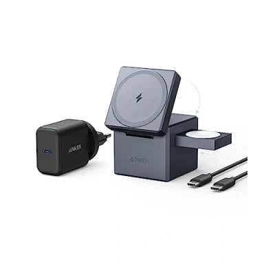Abbildung von Anker Charger 3 in 1 Cube with MagSafe Smartphone Ladegerät