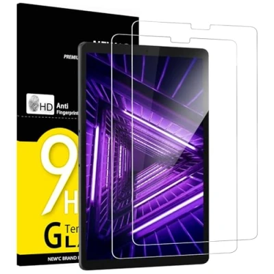Abbildung von NEW&#039;C 2 Stück, Schutzfolie für Lenovo Tab M10 FHD Plus 10,3 Zoll (TB X606F TB X606X), Panzer Schutz Glas Folie,9H Härte,HD Displayschutzfolie, 0.33mm Ultra klar