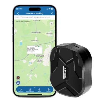 Abbildung von TKMARS TK905B GPS Gerät, 10000mah Akku, Magnetisch, Mehrere Alarme Tracker mit Echtzeit Ortung, Funktioniert über SMS/APP/Webplattform ohne ABO, Geeignet Für Auto/LKW/Fuhrpark