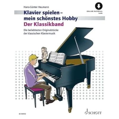 Abbildung von der Klassikband: Beliebte Originalstücke klassischen Klaviermusik. Klavier. (Klavier spielen mein schönstes Hobby)