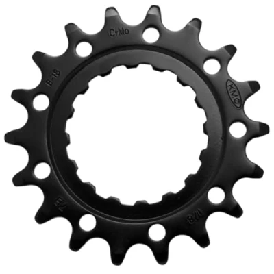 Abbildung von KMC Unisex Adult KB 18 E Bike Kettenblatt für Bosch GEN 2 Motoren, 1/2&quot; x 1/8&quot;, CrMo Stahl, Schwarz, Einheitsgröße
