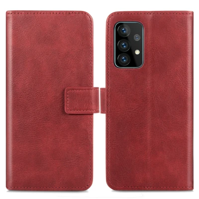Abbildung von Samsung Galaxy A52 (4G) Hülle Kunstleder iMoshion Klapphülle Handyhülle Rot