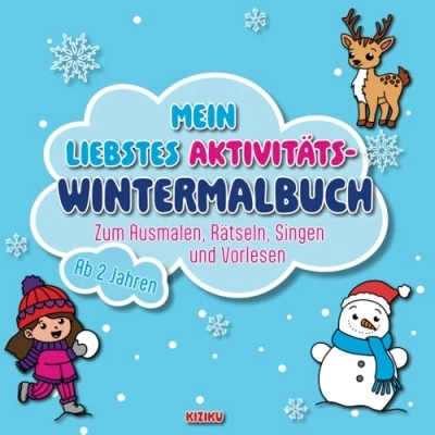 Abbildung von Mein liebstes Wintermalbuch und Aktivitätsbuch: Zum Ausmalen, Rätseln, Singen Vorlesen