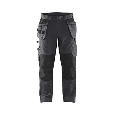 Abbildung von Blaklader 149613309699C62 Service Arbeitshose mit Stretch und Nageltaschen, Mittelgrau/Schwarz, Größe C62