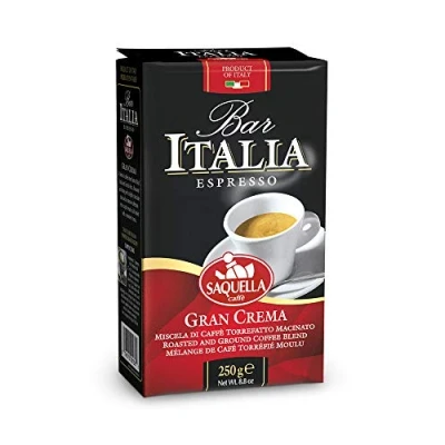 Abbildung von SAQUELLA Espresso Bar Italia Gran Crema, 250g gemahlen, 3er Pack