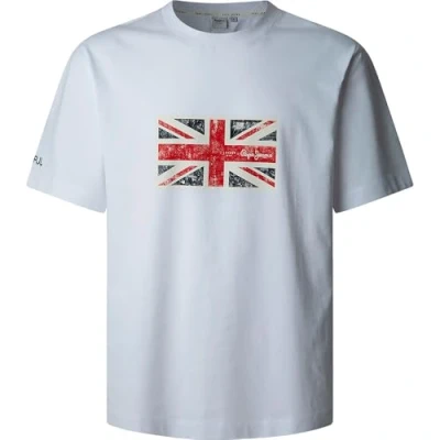 Abbildung von Pepe Jeans Union TEE Tshirt print, Herren, Größe: Small, White