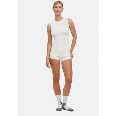 Abbildung von FALKE Damen Baselayer Shirt Warm W S/L SH Funktionsmaterial schnelltrocknend 1 Stück, Weiß (White 2860) neu umweltfreundlich, XS