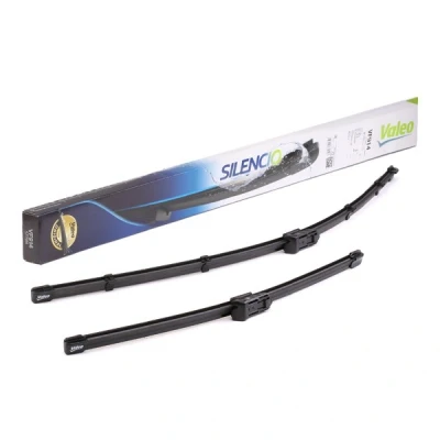 Abbildung von Scheibenwischer Valeo Silencio Flat Blade Set 577914 vorne Flachbalkenwischblatt JAGUAR: XF Limousine, OPEL: Grandland X, TESLA: Model S