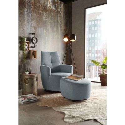 Abbildung von set one by Musterring Relaxsessel &quot;SO 1450&quot;, (Set), mit Dreh und Wippfunktion, inklusive Hocker