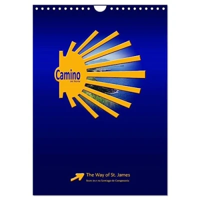 Abbildung von Camino del norte/UK Version (Wandkalender 2025 DIN A4 hoch), CALVENDO Monatskalender