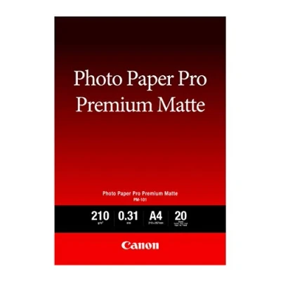 Abbildung von Canon PM 101 Premium Fotopapier matt A4 210x297mm 210 g/m² 20 Blatt