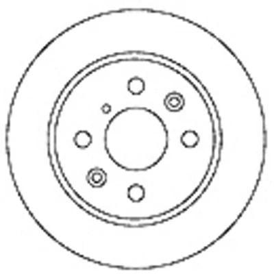 Abbildung von MAPCO 15570 Bremsscheibe Vorderachse 243 20 4 100 Belüftet KIA: Cerato Limousine, Shuma 2, Sephia / II Limousine