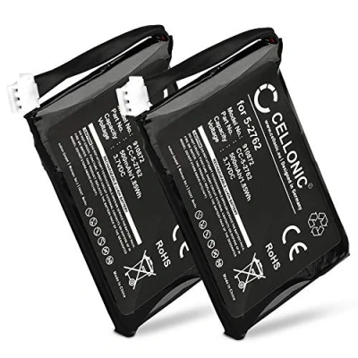 Abbildung von CELLONIC 2X Ersatzakku für Philips ID555, Swissvoice Iron, Grundig Scenos, Scenos A Telefon Ersatz Akku 5 2762, 500mAh wiederaufladbare Batterie Telefonakku