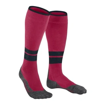 Abbildung von FALKE Damen Wandersocken TK Compression W KH Wolle Funktionsmaterial mit Kompression 1 Paar, Rot (Red 8644) Wadenumfang W1, 39 42