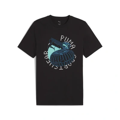 Abbildung von Puma Graphics Execution Tshirt print, Herren, Größe: XS, Black