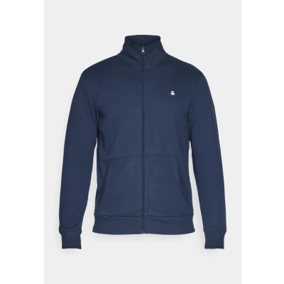 Abbildung von Jack &amp; Jones Jjepaulos ZIP Sweatjacke, Herren, Größe: XXL, Navy blazer