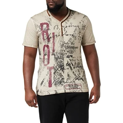 Abbildung von KEY LARGO Herren MT RIOT T Shirt, Sand (1005), M