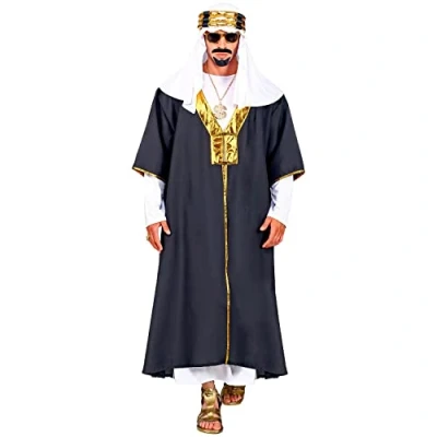 Abbildung von Widmann S.r.l. Kostüm Wüstenprinz Sultan für Herren, Tunika mit Turban