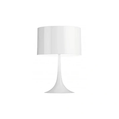 Abbildung von FLOS Spun Light T1 weiße Tischleuchte