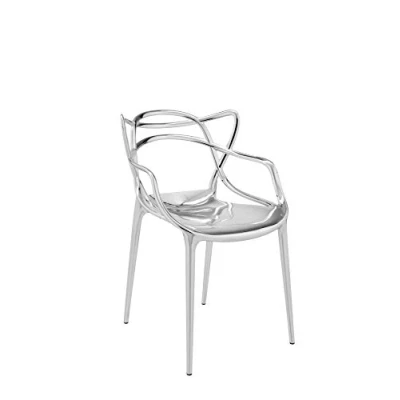 Abbildung von Kartell Masters, Stuhl, Verchromt, 2er Satz