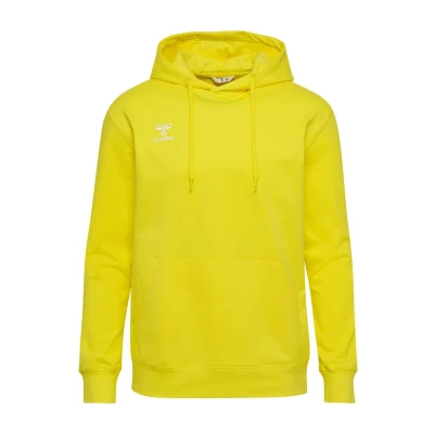 Abbildung von Hummel GO Kapuzenpullover, Herren, Größe: XXL, Blazing yellow