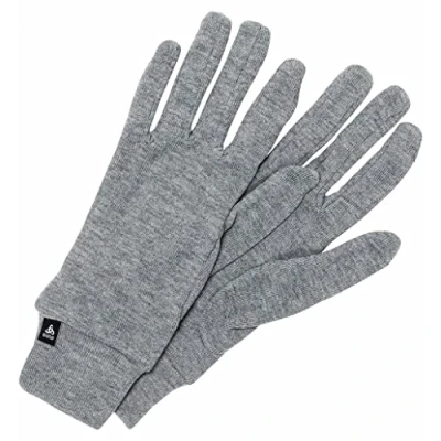 Abbildung von Odlo Unisex Fingerhandschuh, Größe: 7, steel grey melange