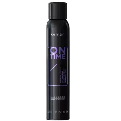 Abbildung von Kemon On Time Trockenshampoo für sauberes Haar, entfernt Glanz, verleiht Frische, leichte Wirkung und Volumen, 250 ml