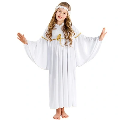 Abbildung von dressforfun Engel Kostüm Mädchenkostüm Weihnachtsengelchen, Wundervolles, langes Kleid