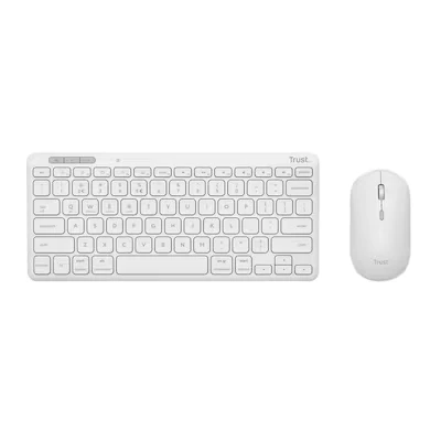 Abbildung von Trust Lyra Wireless Keyboard &amp; Mouse White DE